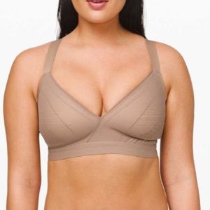 Lululemon Awake to Lace Bra Soft Sand Crepe